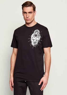 Philipp Plein - T-shirt męski na wiosnę ze sklepu: Gomez Fashion Store w kategorii: T-shirty męskie - zdjęcie 874714-BD9-10338_PN261M000024002
