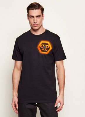 Philipp Plein - T-shirt męski młodzieżowy ze sklepu: Gomez Fashion Store w kategorii: T-shirty męskie - zdjęcie 874714-BD9-10338_PN261M000029002