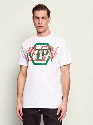 Philipp Plein - T-shirt męski na wiosnę ze sklepu: Gomez Fashion Store w kategorii: T-shirty męskie - zdjęcie 874714-BD9-10338_PN261M000030001