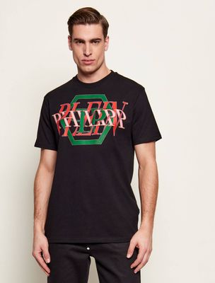 T-shirt męski wiosenny Philipp Plein ze sklepu: Gomez Fashion Store w kategorii: T-shirty męskie - zdjęcie 874714-BD9-10338_PN261M000030002