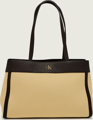 Shopper bag elegancka Calvin Klein ze sklepu: Gomez Fashion Store w kategorii: Torby Shopper bag - zdjęcie 874714-BD9-10338_CK262W000046Y48