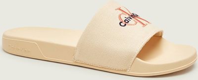 Klapki damskie na lato Calvin Klein ze sklepu: Gomez Fashion Store w kategorii: Klapki damskie - zdjęcie 874714-BD9-10338_CK262W000061Y55