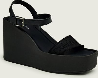 Sandały damskie letnie Calvin Klein ze sklepu: Gomez Fashion Store w kategorii: Sandały damskie - zdjęcie 874714-BD9-10338_CK262W000075213
