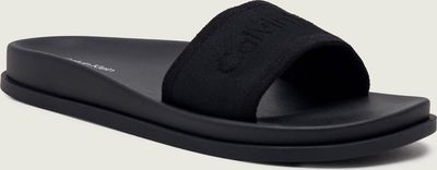 Klapki damskie na lato Calvin Klein ze sklepu: Gomez Fashion Store w kategorii: Klapki damskie - zdjęcie 874714-BD9-10338_CK262W000076213