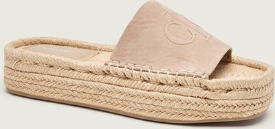 Klapki damskie na lato Calvin Klein ze sklepu: Gomez Fashion Store w kategorii: Klapki damskie - zdjęcie 874714-BD9-10338_CK262W000077C12