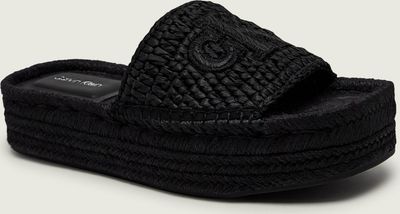 Calvin Klein - Klapki damskie na lato ze sklepu: Gomez Fashion Store w kategorii: Klapki damskie - zdjęcie 874714-BD9-10338_CK262W000080213