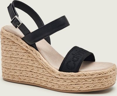 Sandały damskie na lato Calvin Klein ze sklepu: Gomez Fashion Store w kategorii: Sandały damskie - zdjęcie 874714-BD9-10338_CK262W000081A23