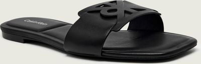 Klapki damskie na lato Calvin Klein ze sklepu: Gomez Fashion Store w kategorii: Klapki damskie - zdjęcie 874714-BD9-10338_CK262W000089213