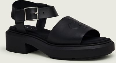 Sandały damskie na lato Calvin Klein ze sklepu: Gomez Fashion Store w kategorii: Sandały damskie - zdjęcie 874714-BD9-10338_CK262W000092213