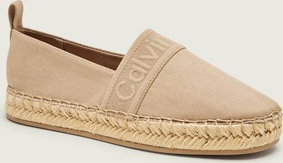Espadryle damskie na lato Calvin Klein ze sklepu: Gomez Fashion Store w kategorii: Espadryle damskie - zdjęcie 874714-BD9-10338_CK262W000095Y60