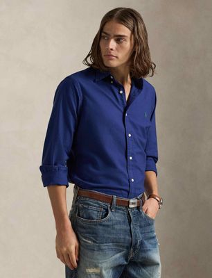 Koszula męska z klasycznym kołnierzykiem Polo Ralph Lauren ze sklepu: Gomez Fashion Store w kategorii: Koszule męskie - zdjęcie 874714-BD9-10338_PR255M000021EVA