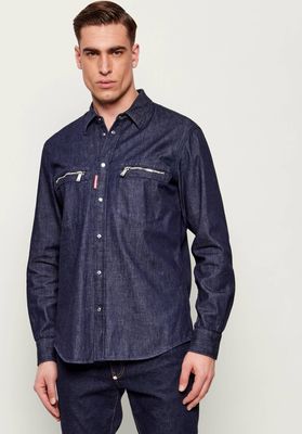 Koszula męska na jesień Dsquared2 ze sklepu: Gomez Fashion Store w kategorii: Koszule męskie - zdjęcie 874714-BD9-10338_DQ261M000036470