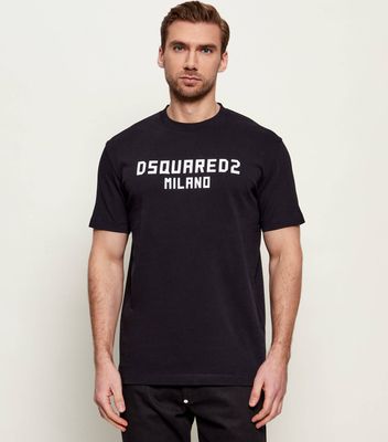 T-shirt męski młodzieżowy Dsquared2 ze sklepu: Gomez Fashion Store w kategorii: T-shirty męskie - zdjęcie 874714-BD9-10338_DQ261M000037900