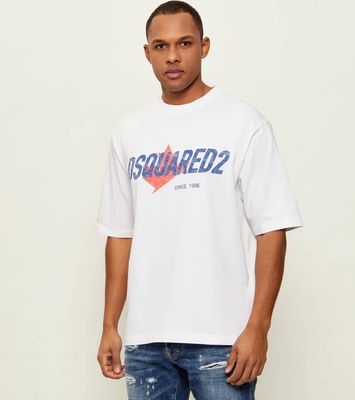 T-shirt męski wiosenny Dsquared2 ze sklepu: Gomez Fashion Store w kategorii: T-shirty męskie - zdjęcie 874714-BD9-10338_DQ261M000041100