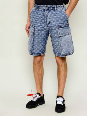 Spodenki męskie Dsquared2 ze sklepu: Gomez Fashion Store w kategorii: Spodenki męskie - zdjęcie 874714-BD9-10338_DQ261M000061470