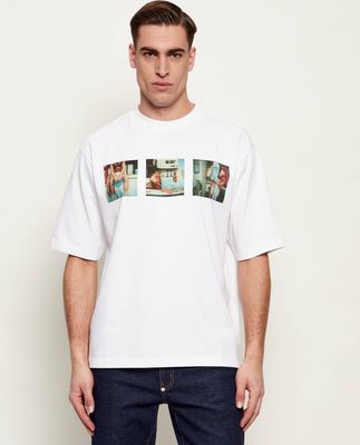 T-shirt męski Dsquared2 ze sklepu: Gomez Fashion Store w kategorii: T-shirty męskie - zdjęcie 874714-BD9-10338_DQ261M000065100