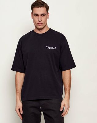 T-shirt męski casual Dsquared2 ze sklepu: Gomez Fashion Store w kategorii: T-shirty męskie - zdjęcie 874714-BD9-10338_DQ261M000073900