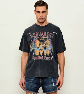 Dsquared2 - T-shirt męski na wiosnę ze sklepu: Gomez Fashion Store w kategorii: T-shirty męskie - zdjęcie 874714-BD9-10338_DQ261M000074814