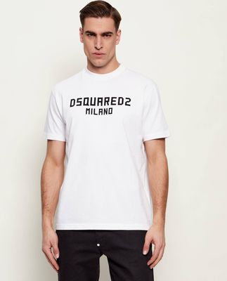 Dsquared2 - T-shirt męski ze sklepu: Gomez Fashion Store w kategorii: T-shirty męskie - zdjęcie 874714-BD9-10338_DQ261M000037100
