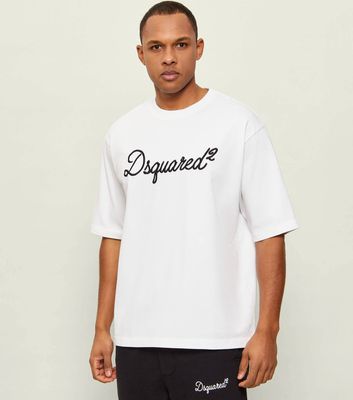 T-shirt męski na wiosnę Dsquared2 ze sklepu: Gomez Fashion Store w kategorii: T-shirty męskie - zdjęcie 874714-BD9-10338_DQ261M000039100