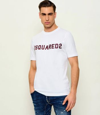 T-shirt męski na wiosnę Dsquared2 ze sklepu: Gomez Fashion Store w kategorii: T-shirty męskie - zdjęcie 874714-BD9-10338_DQ261M000084100