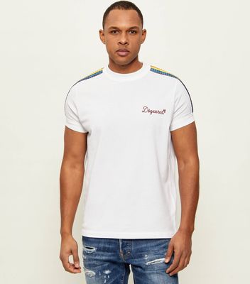 T-shirt męski na wiosnę Dsquared2 ze sklepu: Gomez Fashion Store w kategorii: T-shirty męskie - zdjęcie 874714-BD9-10338_DQ261M000088100