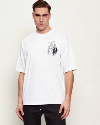 T-shirt męski młodzieżowy Dsquared2 ze sklepu: Gomez Fashion Store w kategorii: T-shirty męskie - zdjęcie 874714-BD9-10338_DQ261M000076100