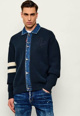 Sweter męski na wiosnę Dsquared2 ze sklepu: Gomez Fashion Store w kategorii: Swetry męskie - zdjęcie 874714-BD9-10338_DQ261M000092962