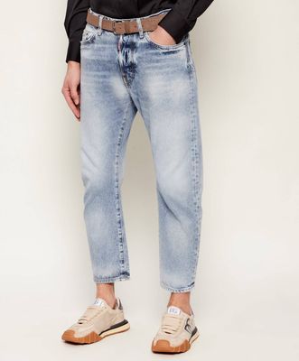 Jeansy męskie młodzieżowe Dsquared2 ze sklepu: Gomez Fashion Store w kategorii: Jeansy męskie - zdjęcie 874714-BD9-10338_DQ261M000094470