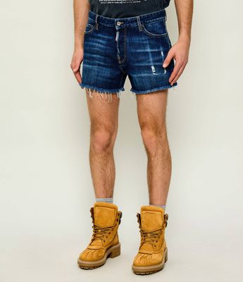 Spodenki męskie na wiosnę Dsquared2 ze sklepu: Gomez Fashion Store w kategorii: Spodenki męskie - zdjęcie 874714-BD9-10338_DQ261M000101470