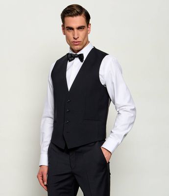Kamizelka męska na jesień HUGO ze sklepu: Gomez Fashion Store w kategorii: Kamizelki męskie - zdjęcie 874714-BD9-10338_BU262M000031001
