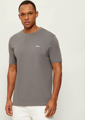 T-shirt męski na lato casual HUGO ze sklepu: Gomez Fashion Store w kategorii: T-shirty męskie - zdjęcie 874714-BD9-10338_BU262M000089025
