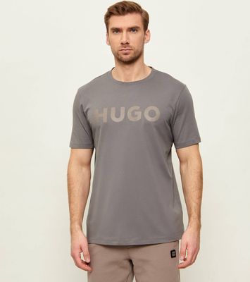 T-shirt męski HUGO ze sklepu: Gomez Fashion Store w kategorii: T-shirty męskie - zdjęcie 874714-BD9-10338_BU262M000093025
