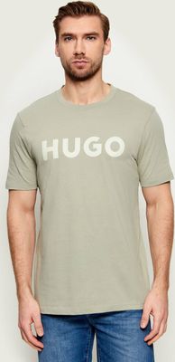 T-shirt męski HUGO ze sklepu: Gomez Fashion Store w kategorii: T-shirty męskie - zdjęcie 874714-BD9-10338_BU262M000093337
