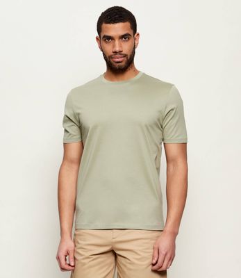 T-shirt męski casual HUGO ze sklepu: Gomez Fashion Store w kategorii: T-shirty męskie - zdjęcie 874714-BD9-10338_BU262M000109337