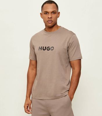 T-shirt męski HUGO ze sklepu: Gomez Fashion Store w kategorii: T-shirty męskie - zdjęcie 874714-BD9-10338_BU262M000121237