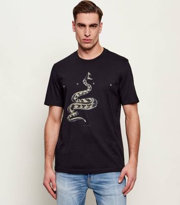 HUGO - T-shirt męski ze sklepu: Gomez Fashion Store w kategorii: T-shirty męskie - zdjęcie 874714-BD9-10338_BU262M000128001