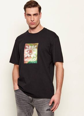 T-shirt męski młodzieżowy HUGO ze sklepu: Gomez Fashion Store w kategorii: T-shirty męskie - zdjęcie 874714-BD9-10338_BU262M000130001
