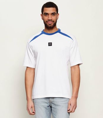 T-shirt męski na lato HUGO ze sklepu: Gomez Fashion Store w kategorii: T-shirty męskie - zdjęcie 874714-BD9-10338_BU262M000138100