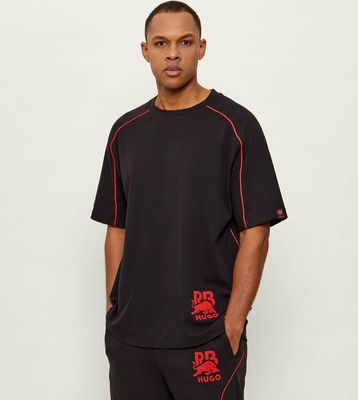 T-shirt męski na lato HUGO ze sklepu: Gomez Fashion Store w kategorii: T-shirty męskie - zdjęcie 874714-BD9-10338_BU262M000139001