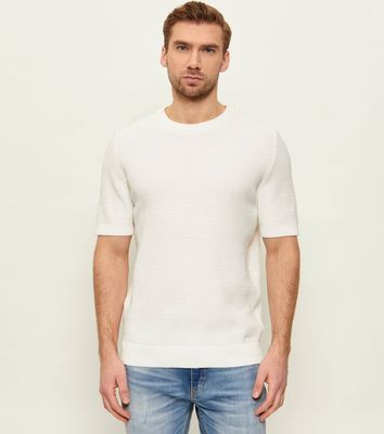 Sweter męski na wiosnę letni HUGO ze sklepu: Gomez Fashion Store w kategorii: Swetry męskie - zdjęcie 874714-BD9-10338_BU262M000155102