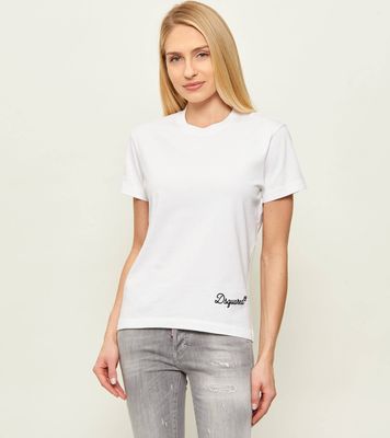 Bluzka damska wiosenna Dsquared2 ze sklepu: Gomez Fashion Store w kategorii: Bluzki damskie - zdjęcie 874714-BD9-10338_DQ261W000001100