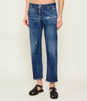 Jeansy damskie na wiosnę Dsquared2 ze sklepu: Gomez Fashion Store w kategorii: Jeansy damskie - zdjęcie 874714-BD9-10338_DQ261W000008470