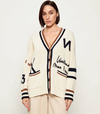 Sweter damski casual na zimę Weekend MaxMara ze sklepu: Gomez Fashion Store w kategorii: Swetry damskie - zdjęcie 874714-BD9-10338_MW261W000019004