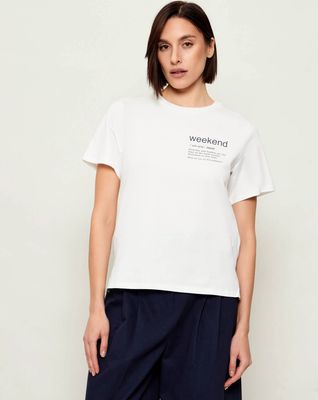 Bluzka damska na wiosnę Weekend MaxMara ze sklepu: Gomez Fashion Store w kategorii: Bluzki damskie - zdjęcie 874714-BD9-10338_MW261W000037003