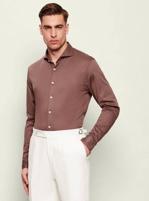 Koszula męska na wiosnę z klasycznym kołnierzykiem van Laack ze sklepu: Gomez Fashion Store w kategorii: Koszule męskie - zdjęcie 874714-BD9-10338_VL262M000001170