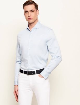 Koszula męska z kołnierzykiem button down van Laack ze sklepu: Gomez Fashion Store w kategorii: Koszule męskie - zdjęcie 874714-BD9-10338_VL262M000001730