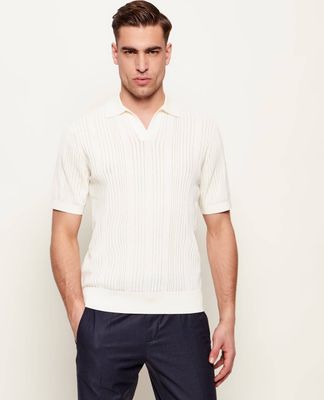 van Laack - T-shirt męski ze sklepu: Gomez Fashion Store w kategorii: T-shirty męskie - zdjęcie 874714-BD9-10338_VL262M000004100