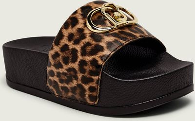 Klapki damskie na lato Liu Jo ze sklepu: Gomez Fashion Store w kategorii: Klapki damskie - zdjęcie 874714-BD9-10338_LC262W000038E22