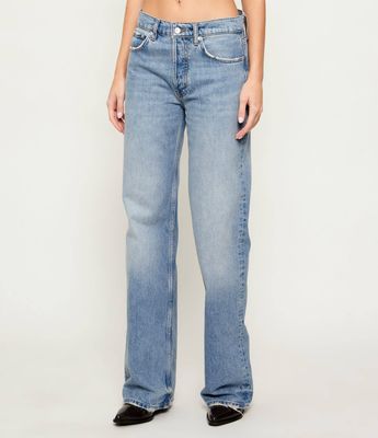 Jeansy damskie w miejskim stylu casual Anine Bing ze sklepu: Gomez Fashion Store w kategorii: Jeansy damskie - zdjęcie 874714-BD9-10338_AB261W000007004